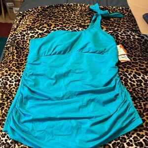 Women’s Suddenly Slim One Piece Off One Shorlder Full One Piece Swimsuit